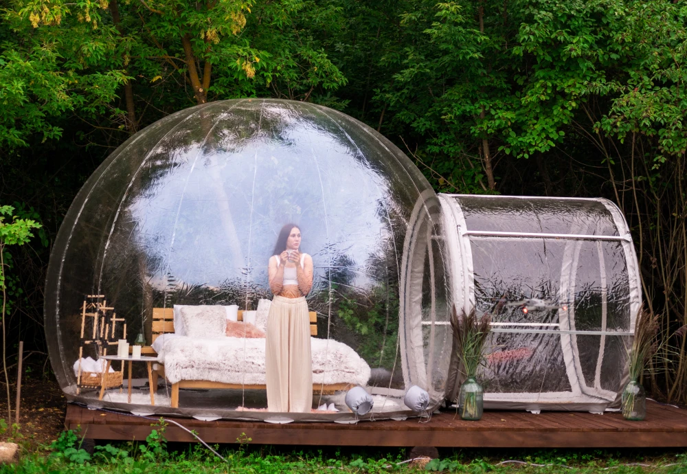 large bubble tent